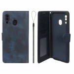 کیف موبایل مگنتی درجه یک داخل خز MNC Plus مدل Samsung Galaxy A30 / A20 - سرمه ای