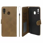 کیف موبایل مگنتی درجه یک داخل خز MNC Plus مدل Samsung Galaxy A30 / A20 - سبز زیتونی