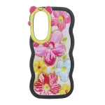 قاب کنگره ای اکلیلی محافظ لنز عروسکی Samsung Galaxy S23 FE - طرح 139