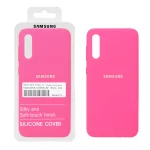 قاب سیلیکونی پاک کنی اورجینال درجه یک Samsung Galaxy A50 / A50s / A30s - صورتی فانتزی (پک دار) - NTC