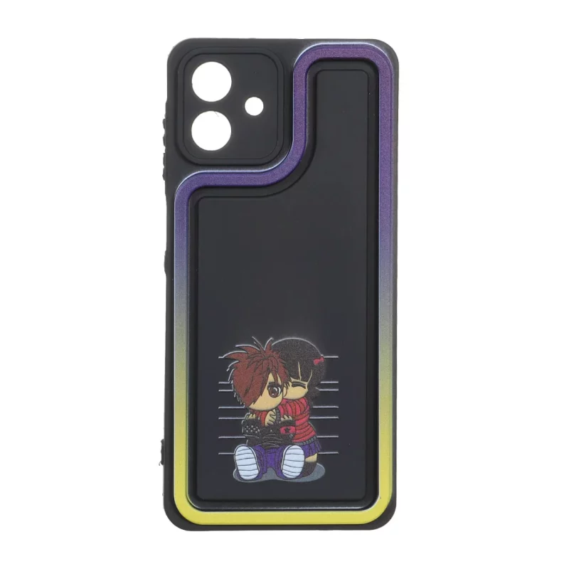 قاب Solid Case منحنی LUCKY طرح دار Samsung Galaxy A07 - کد 321 - تصویر 2
