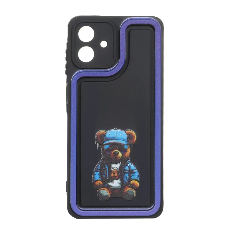 قاب Solid Case منحنی LUCKY طرح دار Samsung Galaxy A07 - کد 322 - تصویر 2