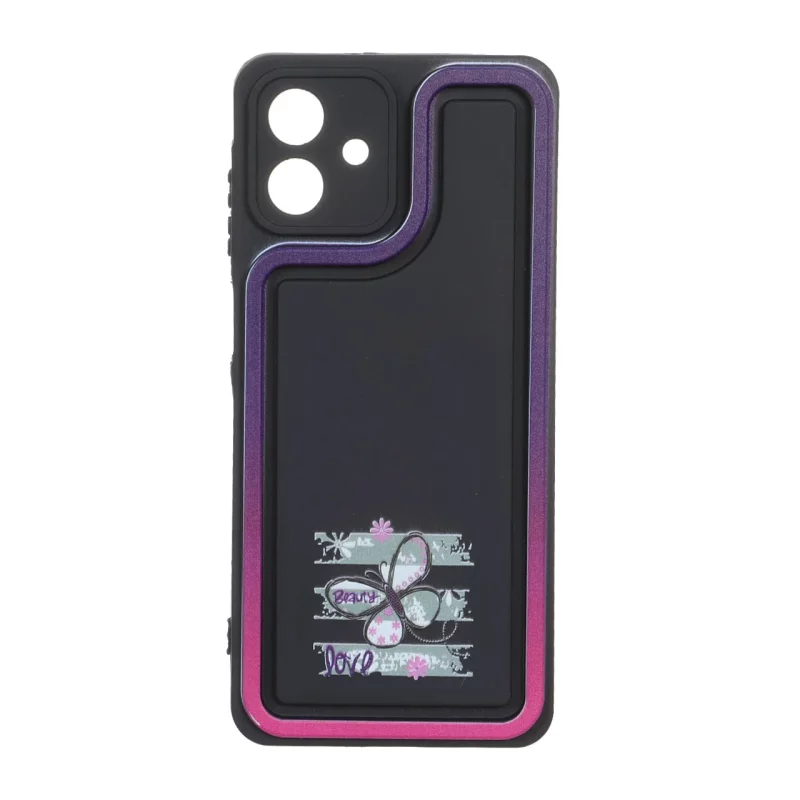 قاب Solid Case منحنی LUCKY طرح دار Samsung Galaxy A07 - کد 323 - تصویر 2