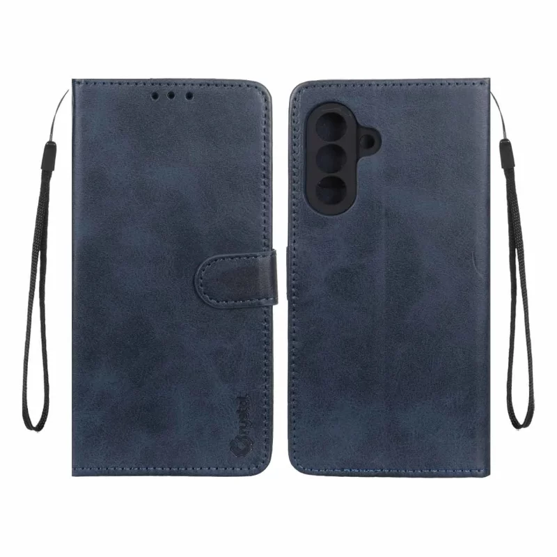 کیف موبایل مگنتی Crystal داخل مخمل Samsung Galaxy A17 / A26 - سرمه ای - تصویر 2