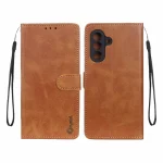 کیف موبایل مگنتی Crystal داخل مخمل Samsung Galaxy A17 / A26 - عسلی
