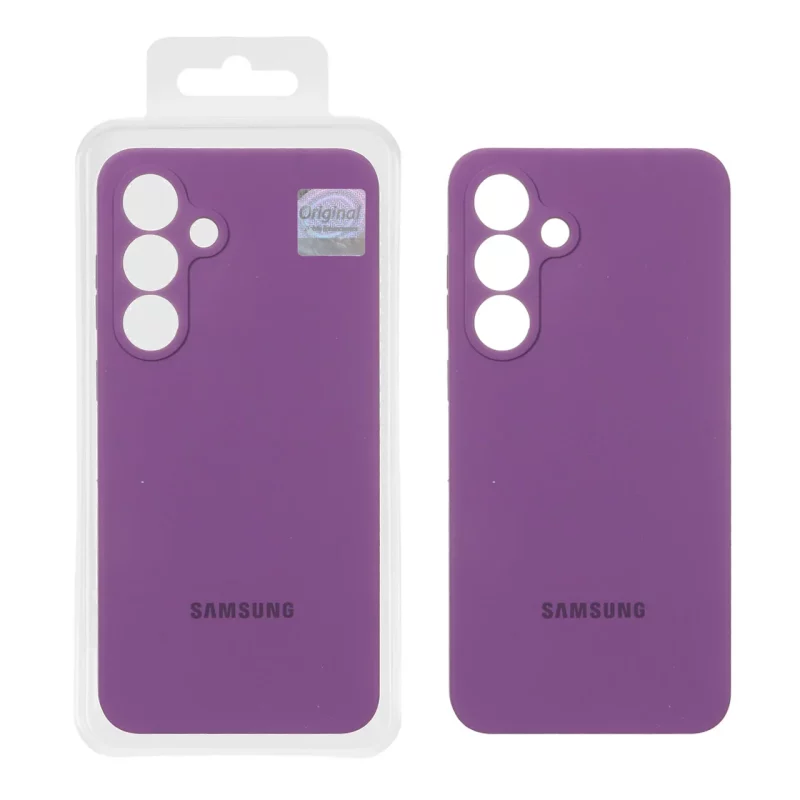 قاب سیلیکونی پاک کنی اورجینال Master Quality مدل Samsung Galaxy S25 FE - ارغوانی (پک دار) - تصویر 2