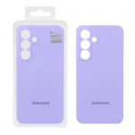 قاب سیلیکونی پاک کنی اورجینال Master Quality مدل Samsung Galaxy S25 FE - بنفش روشن (پک دار)