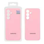 قاب سیلیکونی پاک کنی اورجینال Master Quality مدل Samsung Galaxy S25 FE - صورتی (پک دار)