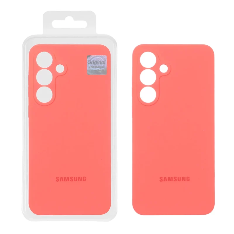 قاب سیلیکونی پاک کنی اورجینال Master Quality مدل Samsung Galaxy S25 FE - مرجانی (پک دار) - تصویر 2
