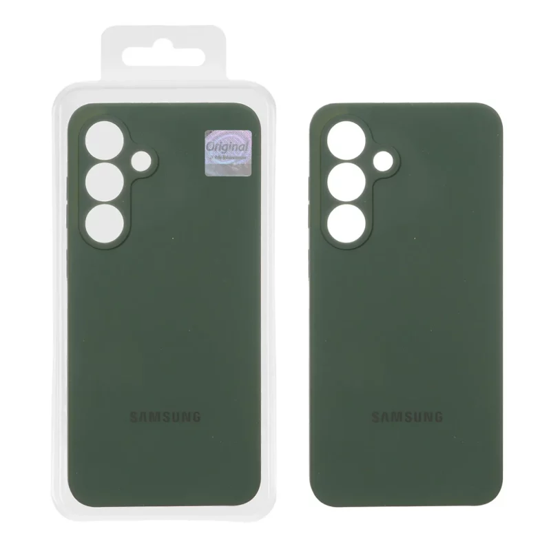 قاب سیلیکونی پاک کنی اورجینال Master Quality مدل Samsung Galaxy S25 FE - سبز تیره (پک دار) - تصویر 2