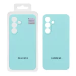 قاب سیلیکونی پاک کنی اورجینال Master Quality مدل Samsung Galaxy S25 FE - سبزآبی (پک دار)