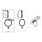 قاب اورجینال Q Series Bracket کریستالی Magsafe لنز استندشو Samsung Galaxy S23 FE - مشکی (پک دار)