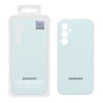 قاب سیلیکونی پاک کنی اورجینال Master Quality مدل Samsung Galaxy S23 FE - آبی کبریتی (پک دار)