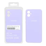 قاب سیلیکونی پاک کنی اورجینال درجه یک Samsung Galaxy A05 - یاسی روشن (پک دار) - NTC