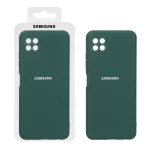 قاب نیو سیلیکون محافظ لنزدار RFF مدل Samsung Galaxy A22 5G - سبز (پک دار)