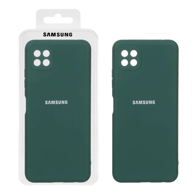قاب نیو سیلیکون محافظ لنزدار RFF مدل Samsung Galaxy A22 5G - سبز (پک دار) - تصویر 2