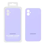 قاب سیلیکونی پاک کنی اورجینال Master Quality مدل Samsung Galaxy A05 - بنفش روشن (پک دار)