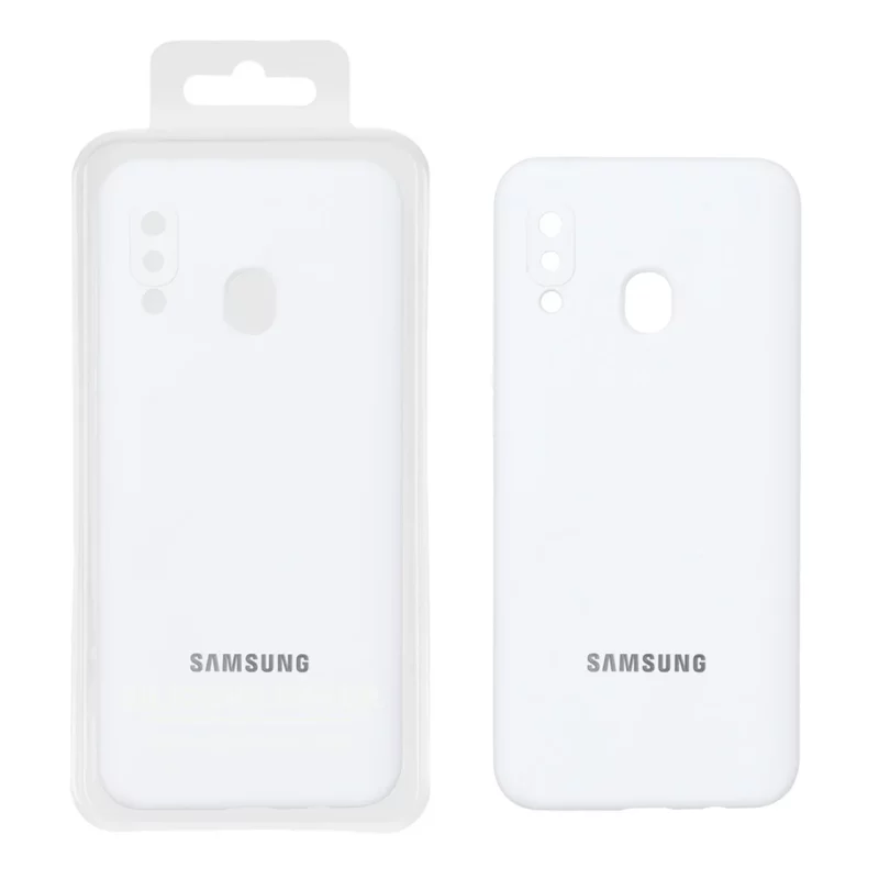 قاب سیلیکونی پاک کنی اورجینال Master Quality مدل Samsung Galaxy A30 / A20 - سفید (پک دار) - تصویر 2