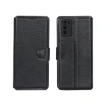 کیف موبایل چرمی مگنتی محافظ لنزدار Samsung Galaxy A03s / A02s - مشکی