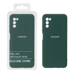 قاب نیو سیلیکون محافظ لنزدار RFF مدل Samsung Galaxy A03s / A02s - سبز (پک دار)