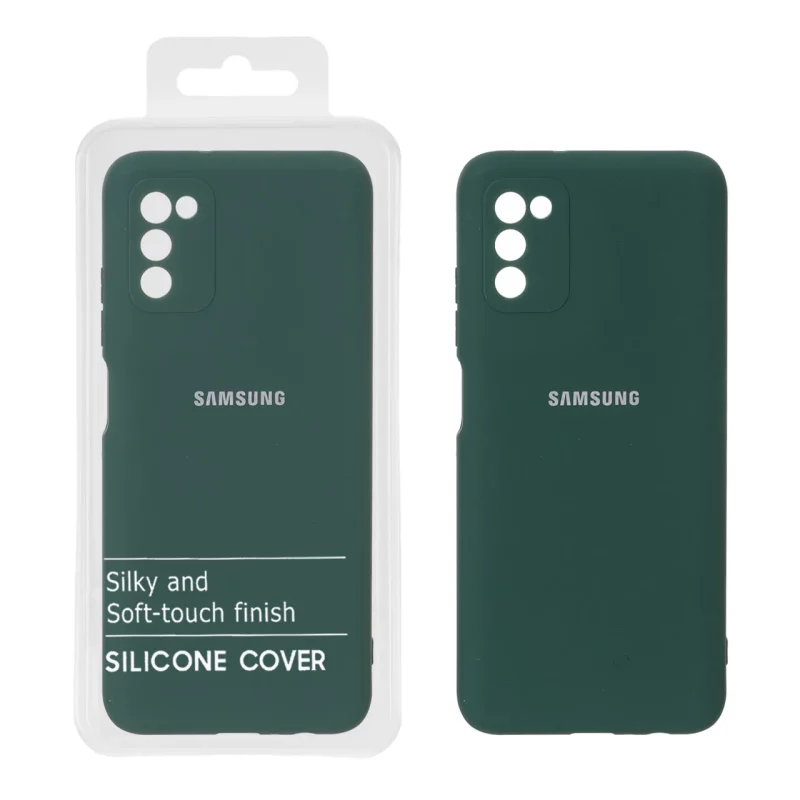 قاب نیو سیلیکون محافظ لنزدار RFF مدل Samsung Galaxy A03s / A02s - سبز (پک دار) - تصویر 2