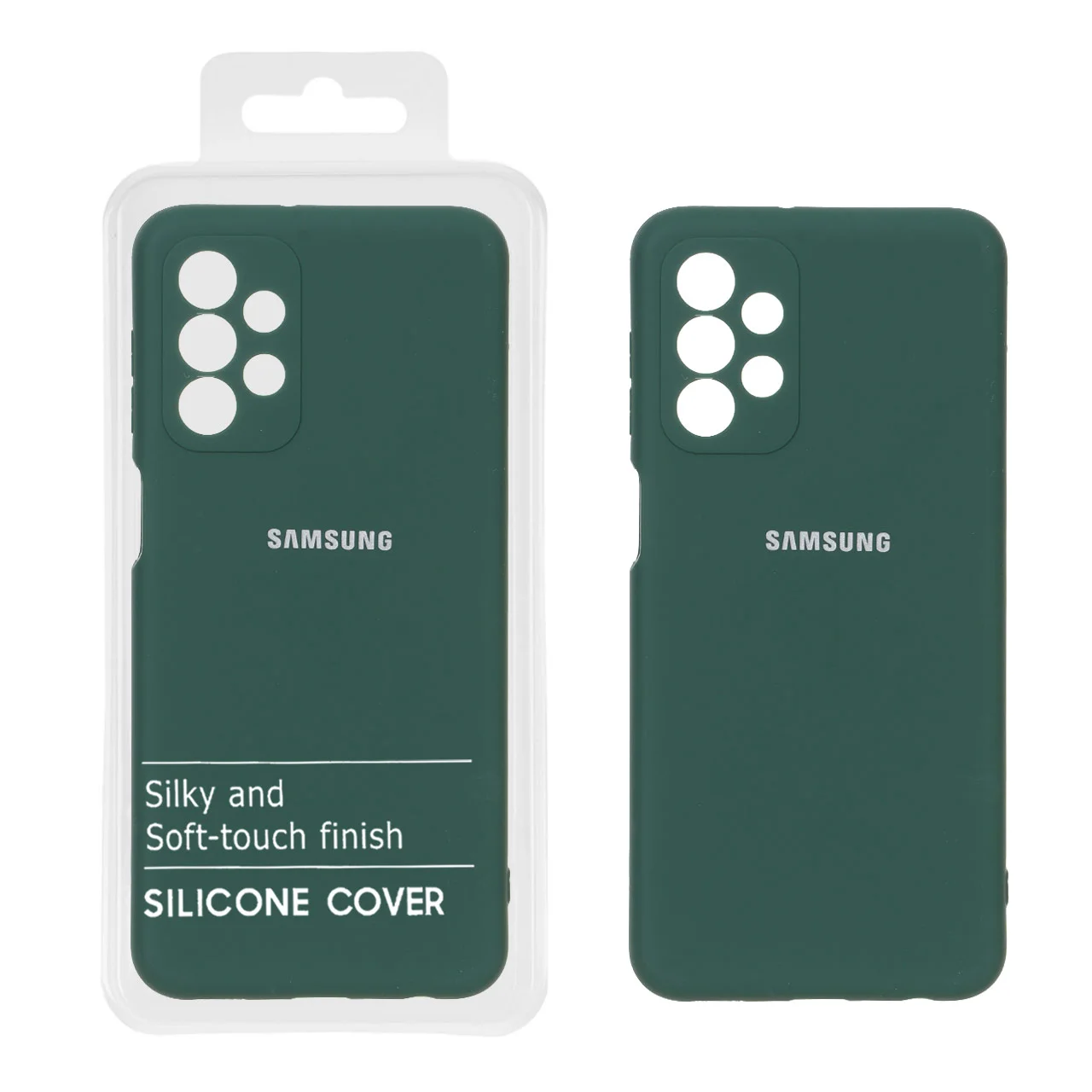 19178-1623354-1 قاب نیو سیلیکون محافظ لنزدار RFF مدل Samsung Galaxy A23 - سبز (پک دار) - تصویر 1