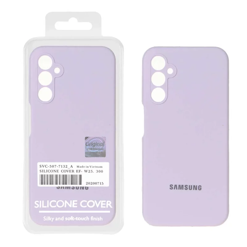 قاب سیلیکونی پاک کنی اورجینال Master Quality مدل Samsung Galaxy A24 - یاسی (پک دار) - تصویر 2
