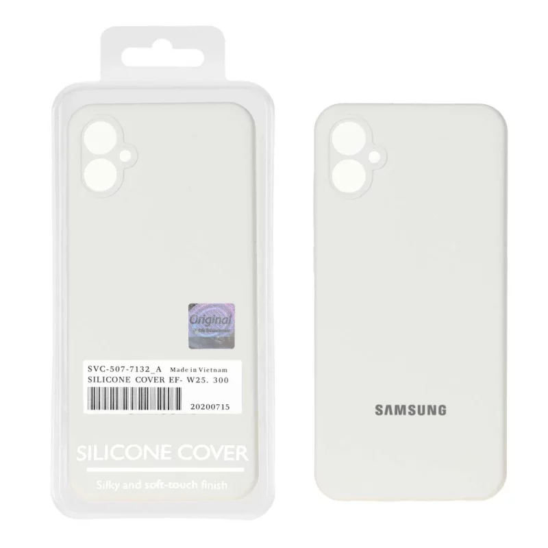 قاب سیلیکونی پاک کنی اورجینال Master Quality مدل Samsung Galaxy A05 - سفید (پک دار) - تصویر 2