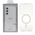 قاب اورجینال کریستالی MagSafe شفاف Premium مدل Samsung Galaxy S25 FE (پک دار)