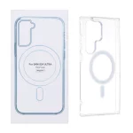 قاب شفاف Samsung Galaxy S24 Ultra با قابلیت شارژ NTC - MagSafe (پک دار)