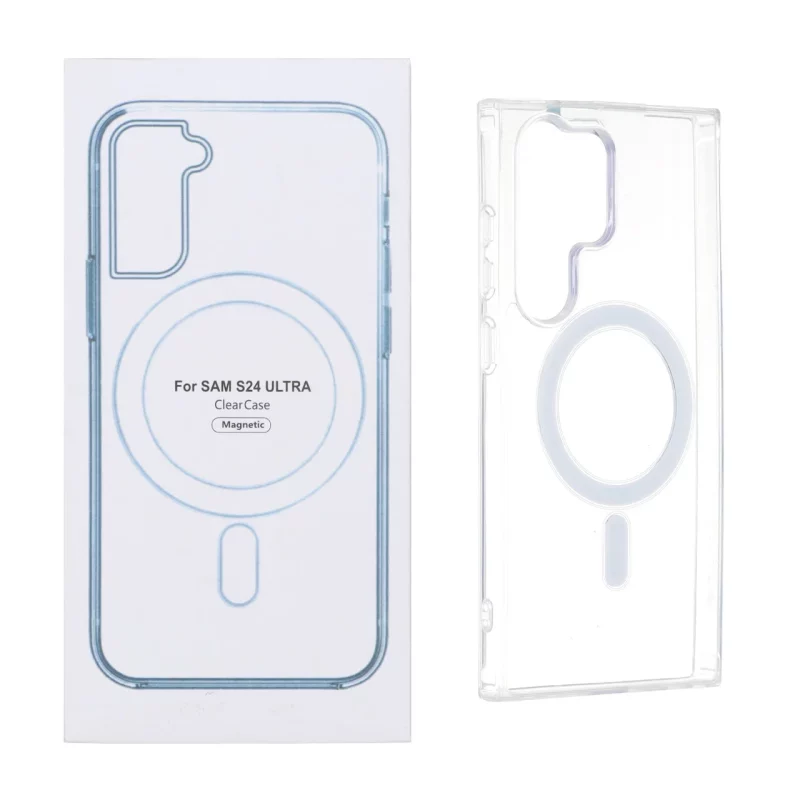 قاب شفاف Samsung Galaxy S24 Ultra با قابلیت شارژ NTC - MagSafe (پک دار) - تصویر 2