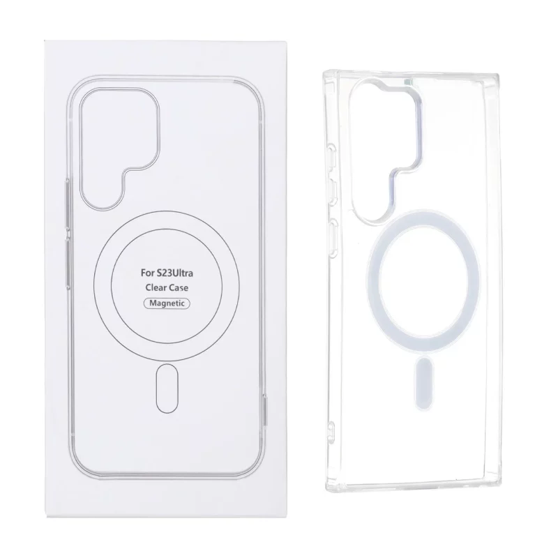 قاب شفاف Samsung Galaxy S23 Ultra با قابلیت شارژ NTC - MagSafe (پک دار) - تصویر 2