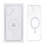 قاب شفاف Samsung Galaxy A06 با قابلیت شارژ NTC - MagSafe (پک دار)