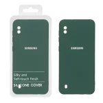 قاب نیو سیلیکون محافظ لنزدار RFF مدل Samsung Galaxy A10 / M10 - سبز (پک دار)