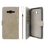 کیف موبایل مگنتی درجه یک داخل خز MNC Plus مدل Samsung Galaxy J7 (2015) / J700 - خاکستری