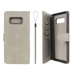 کیف موبایل مگنتی درجه یک داخل خز MNC Plus مدل Samsung Galaxy Note 8 - خاکستری