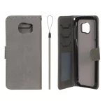 کیف موبایل مگنتی درجه یک داخل خز MNC Plus مدل Samsung Galaxy S6 - خاکستری