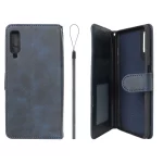 کیف موبایل مگنتی درجه یک داخل خز MNC Plus مدل Samsung Galaxy A750 / A7 (2018) - سرمه ای