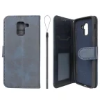 کیف موبایل مگنتی درجه یک داخل خز MNC Plus مدل Samsung Galaxy J6 2018 / J600 - سرمه ای