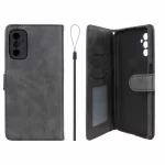 کیف موبایل مگنتی درجه یک داخل خز MNC Plus مدل Samsung Galaxy M52 - مشکی