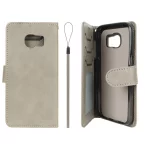 کیف موبایل مگنتی درجه یک داخل خز MNC Plus مدل Samsung Galaxy S7 - خاکستری