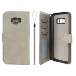 کیف موبایل مگنتی درجه یک داخل خز MNC Plus مدل Samsung Galaxy S8 - خاکستری