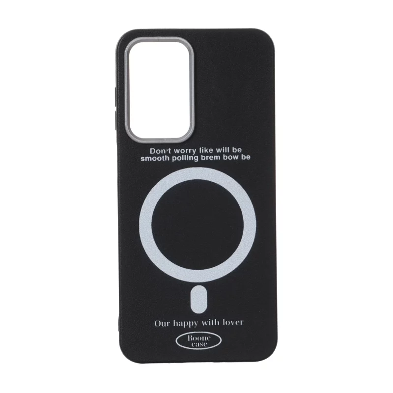 قاب Boone Case طرح مگ سیف لنز سیلور Samsung Galaxy A17 / A26 - مشکی - تصویر 2