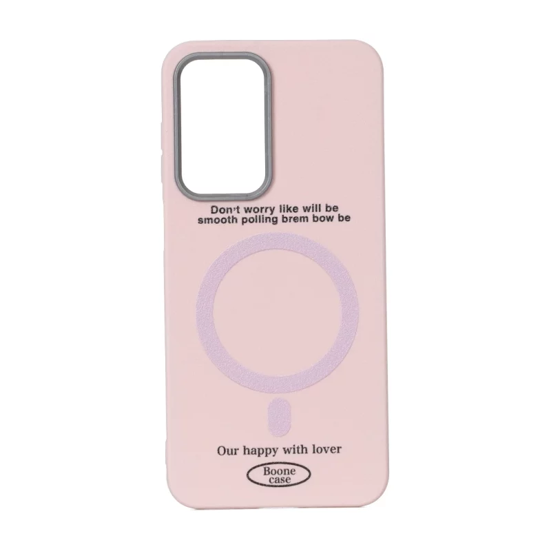 قاب Boone Case طرح مگ سیف لنز سیلور Samsung Galaxy A17 / A26 - صورتی - تصویر 2
