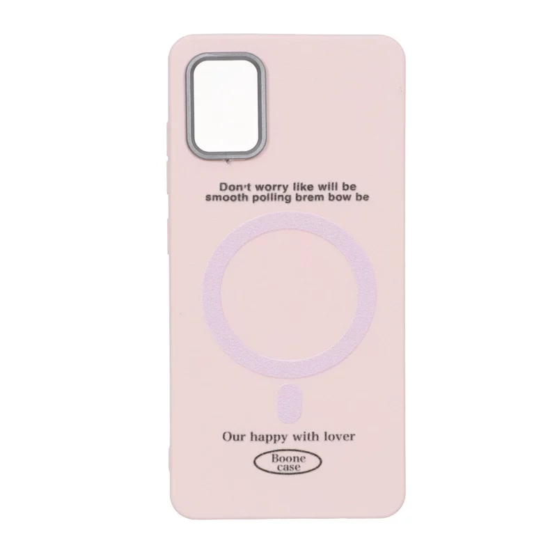 قاب Boone Case طرح مگ سیف لنز سیلور Samsung Galaxy A51 / M40s - صورتی - تصویر 2
