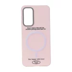 قاب Boone Case طرح مگ سیف لنز سیلور Samsung Galaxy A16 - صورتی