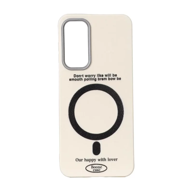 قاب Boone Case طرح مگ سیف لنز سیلور Samsung Galaxy A16 - کرم - تصویر 2