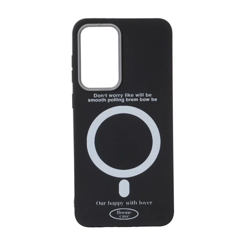 قاب Boone Case طرح مگ سیف لنز سیلور Samsung Galaxy A56 / A36 - مشکی - تصویر 2