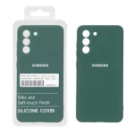 قاب نیو سیلیکون محافظ لنزدار RFF مدل Samsung Galaxy S21 FE - سبز (پک دار)