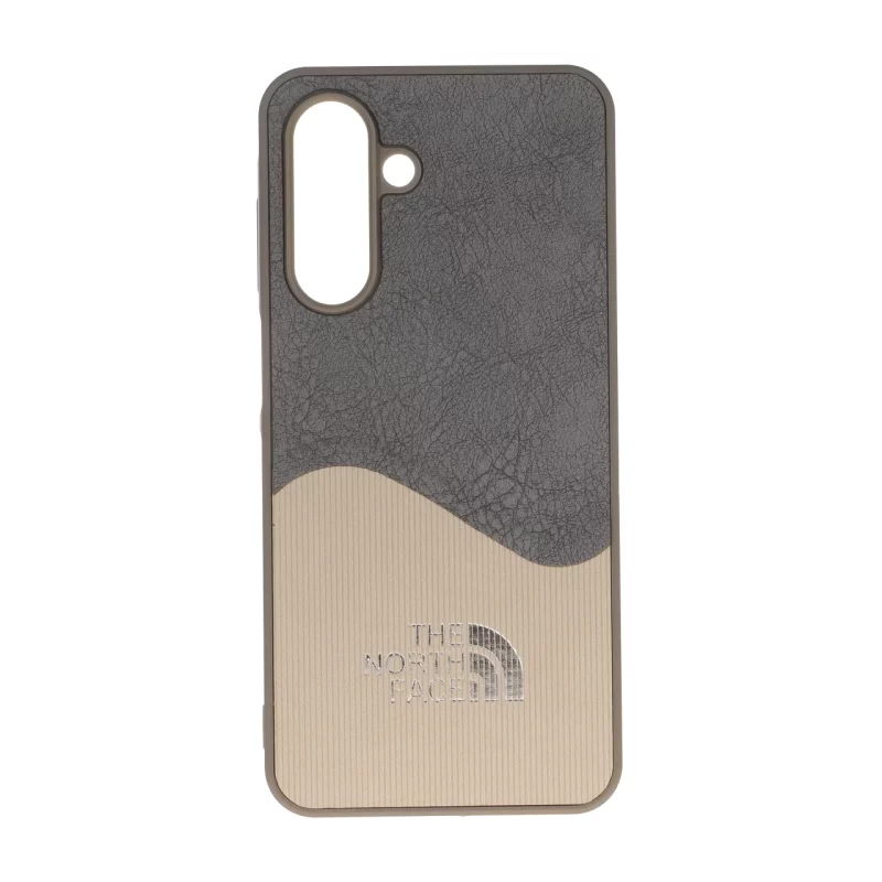 قاب North Face طرح جیر دو تکه Samsung Galaxy A17 / A26 - خاکستری - تصویر 2